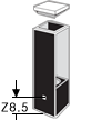 UV/VIS Rectangular Sub-Micro Cell