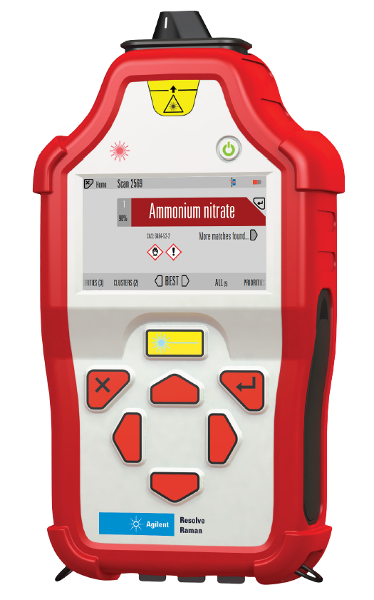 Agilent Resolve 라만 분석 장비 사용법 | 비개봉 상태 물질 식별 영상